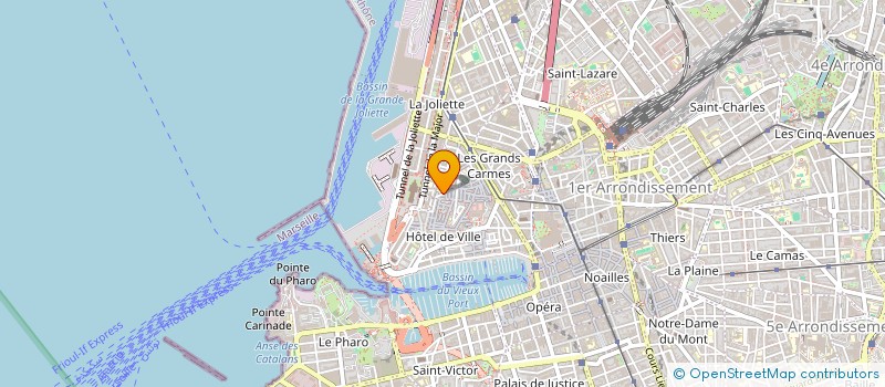 localisation de l'entreprise COULEURS ET SAVEURS MARIE GALANTE à MARSEILLE