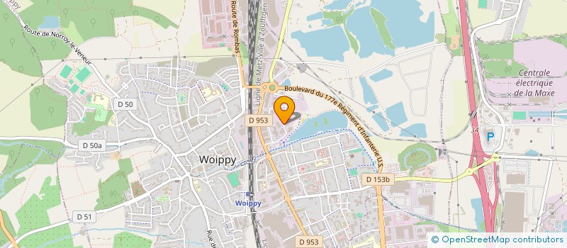 localisation de l'entreprise COULEURS ET SOLS DE FRANCE à WOIPPY