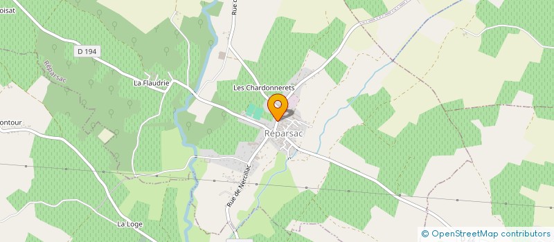 localisation de l'entreprise COULEURS ET TENDANCES BY VANESSA  REPARSAC