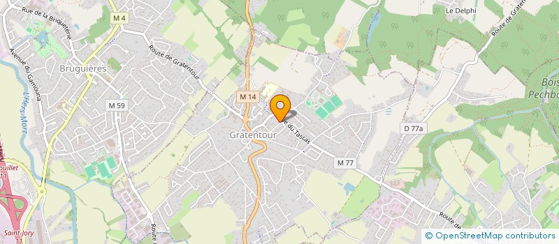 localisation de l'entreprise COULEURS FACADE 31  GRATENTOUR