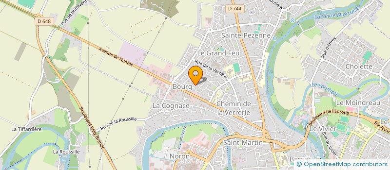 localisation de l'entreprise COULEURS NUITS  NIORT