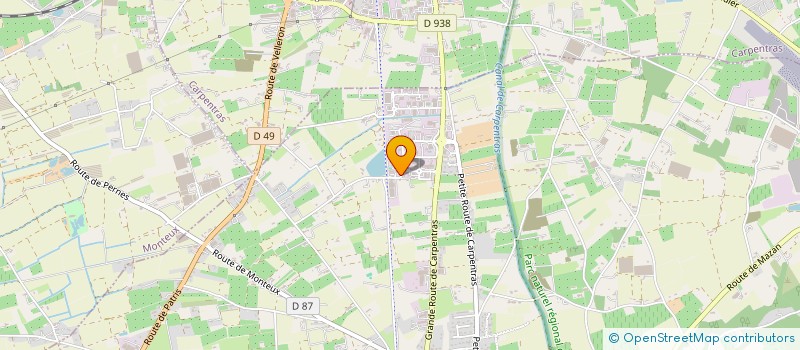 localisation de l'entreprise COULEURS PISCINES à PERNES-LES-FONTAINES
