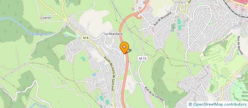 localisation de l'entreprise COULEURS PRALINES  SAINT-GENEST-LERPT