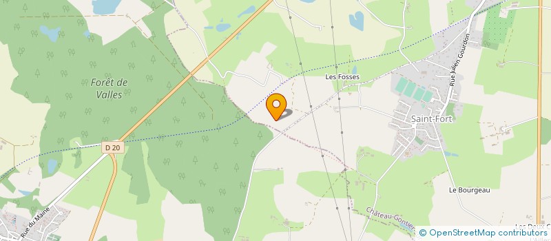 localisation de l'entreprise COULEURS-RENO-DECO  CHATEAU-GONTIER-SUR-MAYENNE