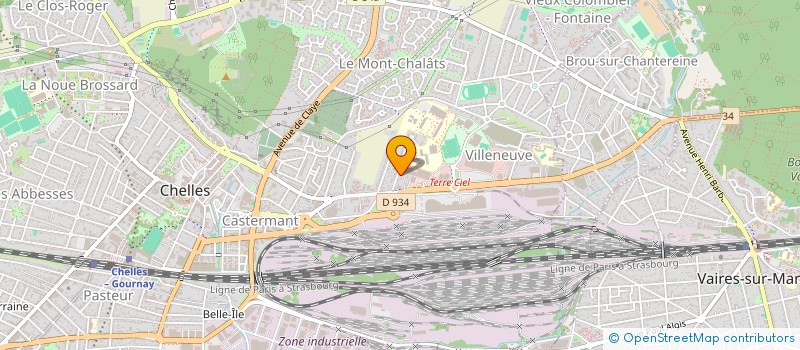 localisation de l'entreprise COULEURS SAISONS  CHELLES