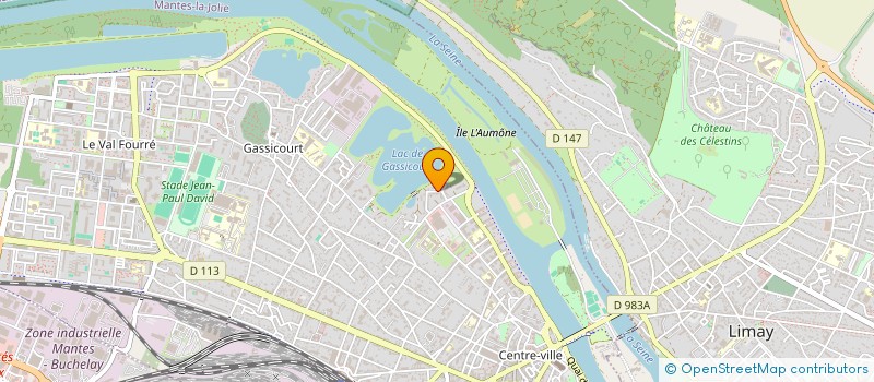 localisation de l'entreprise COULEURS SANS LIMITE  MANTES-LA-JOLIE