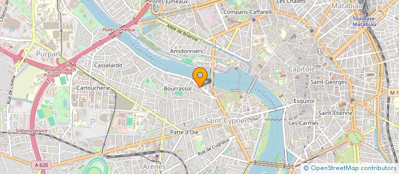 localisation de l'entreprise COULEURS SEVILLANES à TOULOUSE