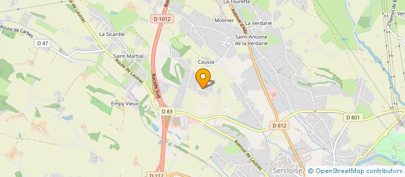 localisation de l'entreprise COULEURS TARNAISES  CASTRES