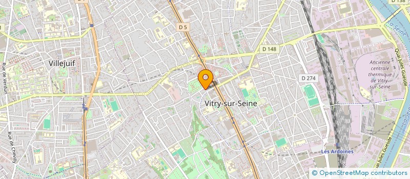 localisation de l'entreprise COULI-MULTI-SERVICES à VITRY-SUR-SEINE