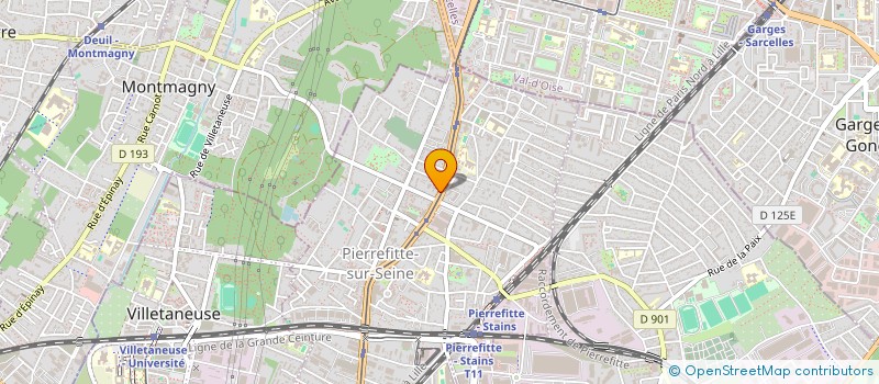 localisation de l'entreprise COULI TRANSPORT & LOGISTIQUE  PIERREFITTE-SUR-SEINE