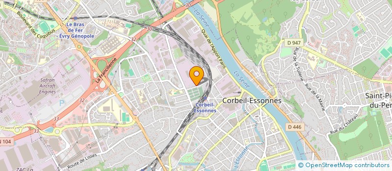 localisation de l'entreprise COULI TRANSPORTS à CORBEIL-ESSONNES