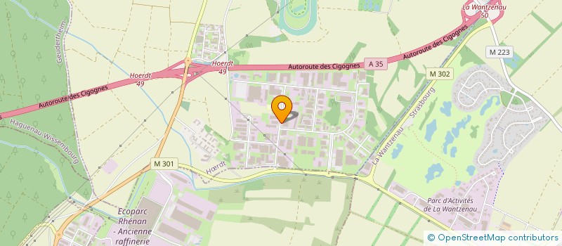 localisation de l'entreprise COULI VERRE AGENCEMENT  HRDT