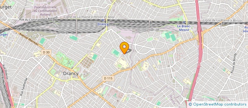 localisation de l'entreprise COULIBALY/PLUMET  DRANCY