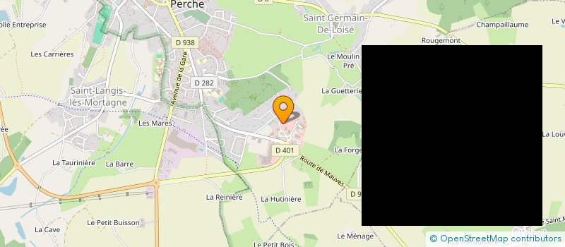 localisation de l'entreprise COULIMER IMMO à MORTAGNE-AU-PERCHE