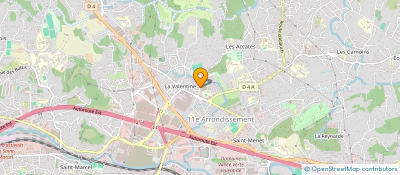 localisation de l'entreprise COULIN à MARSEILLE 11EME