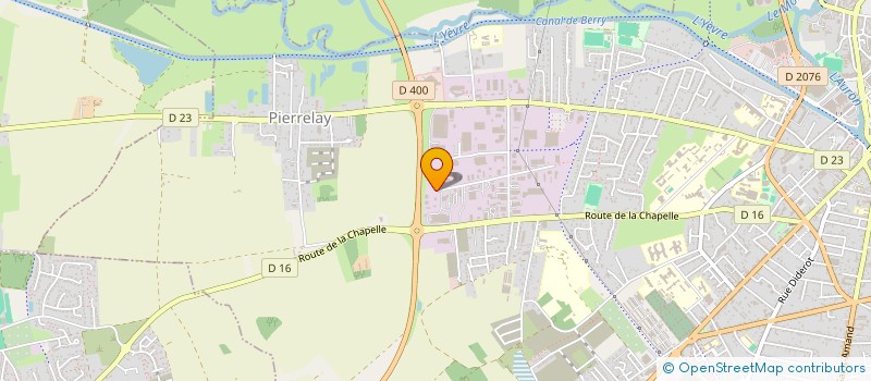 localisation de l'entreprise COULISSES  BOURGES