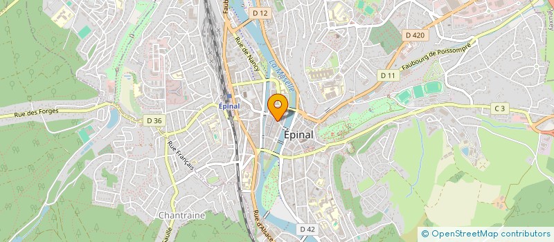 localisation de l'entreprise COULISSES & COMPAGNIES  EPINAL