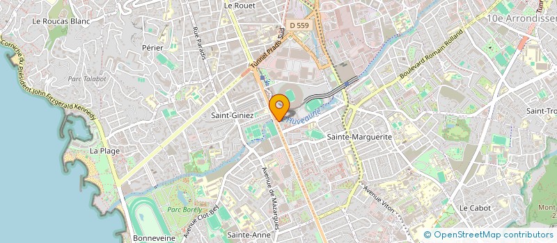 localisation de l'entreprise COULISSES EN DOUCE à MARSEILLE