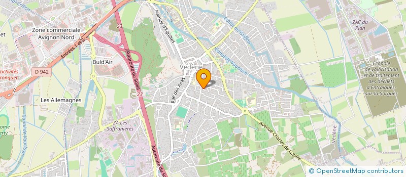 localisation de l'entreprise COULISSES EN FOLIE  VEDENE