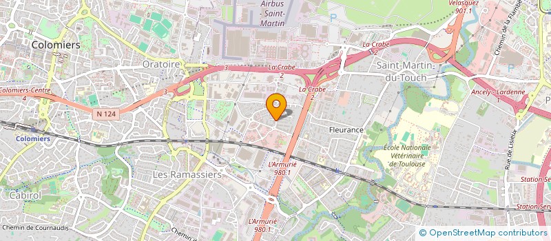 localisation de l'entreprise COULISSES NOMADES  TOULOUSE