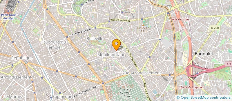 localisation de l'entreprise COULISSES & TRAVELLING  PARIS