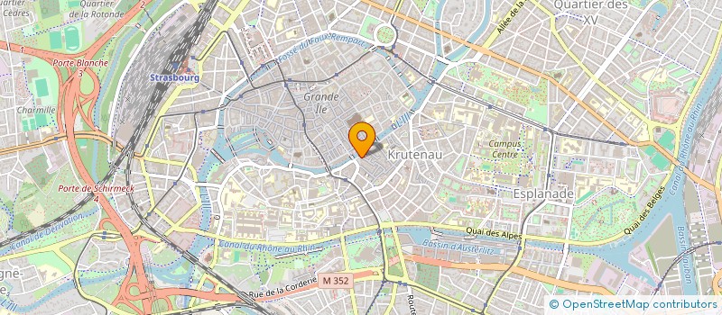 localisation de l'entreprise COULISSPORT SARL à STRASBOURG