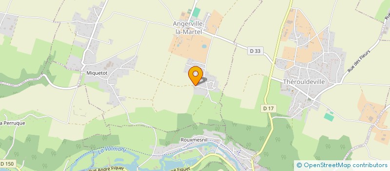 localisation de l'entreprise COULIX  ANGERVILLE-LA-MARTEL