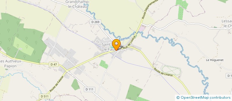 localisation de l'entreprise COULIX SPEA  SAINT-PIERRE-EN-AUGE