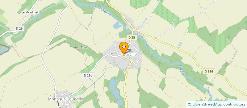 localisation de l'entreprise COULKO  COURVILLE