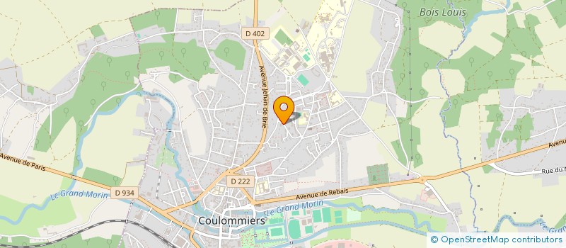 localisation de l'entreprise COULO RANDO à COULOMMIERS