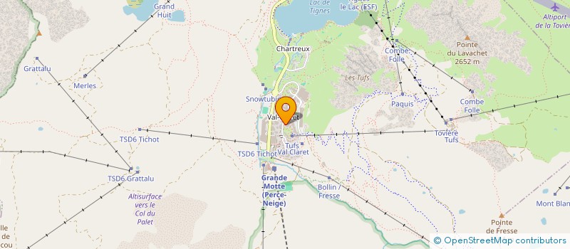 localisation de l'entreprise COULOIR  TIGNES