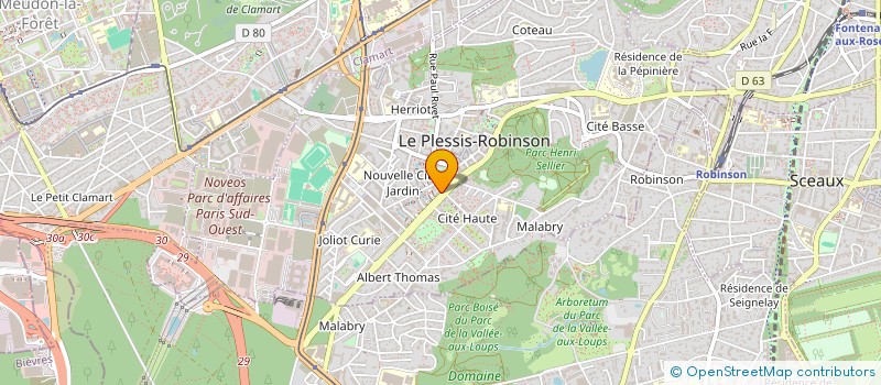 localisation de l'entreprise COULOM à LE PLESSIS-ROBINSON