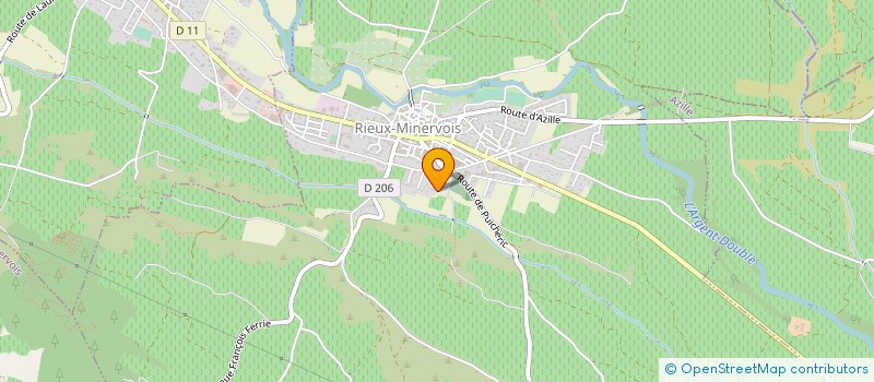 localisation de l'entreprise COULOM ET FILS à RIEUX-MINERVOIS
