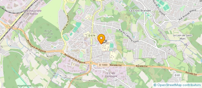 localisation de l'entreprise COULOMB ASSOCIATION SCIENCE INNOVATION IMPULSION (CASCINI) à ANGOULEME