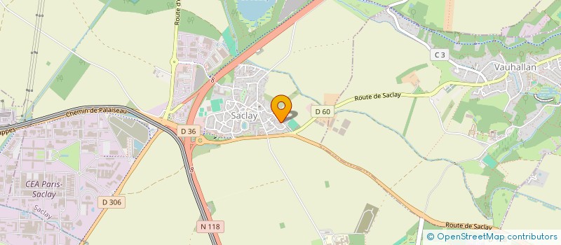 localisation de l'entreprise COULOMB-PORTAL  SACLAY