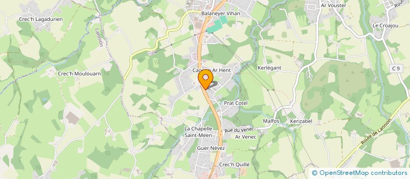 localisation de l'entreprise COULOMBEAU  SAINT-QUAY-PERROS