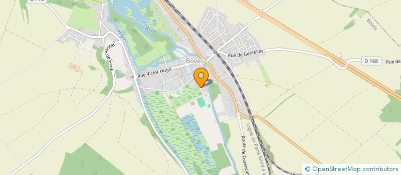 localisation de l'entreprise COULOMBEL à BOVES