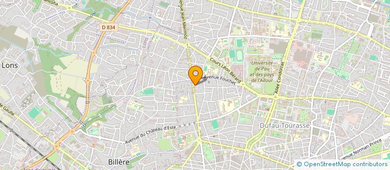 localisation de l'entreprise COULOME à PAU