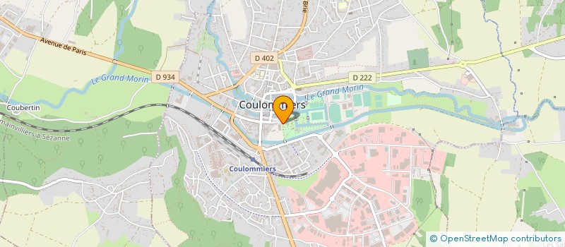 localisation de l'entreprise COULOMMIERS BRIE ATHLETISME à COULOMMIERS