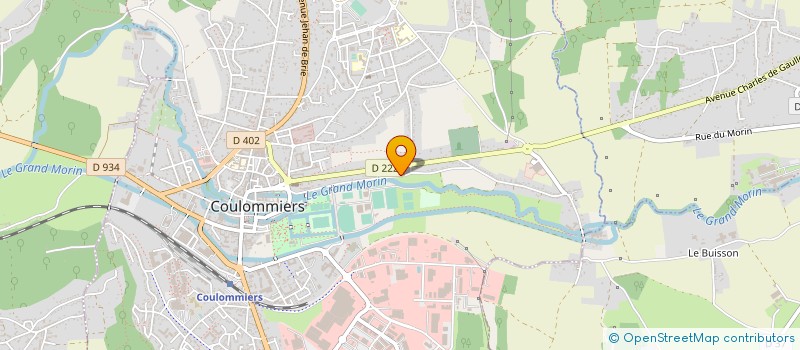 localisation de l'entreprise COULOMMIERS BRIE BASKET à COULOMMIERS