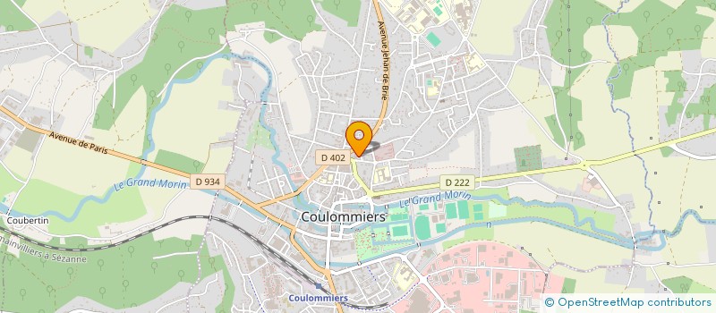 localisation de l'entreprise COULOMMIERS CHEMINEES à COULOMMIERS