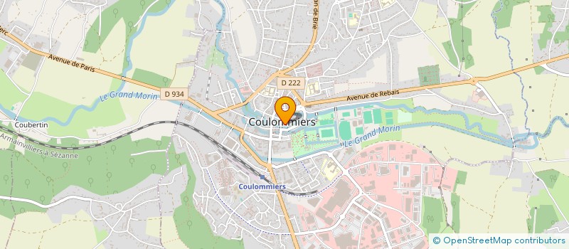 localisation de l'entreprise COULOMMIERS ESCRIME L ESQUIVE à COULOMMIERS