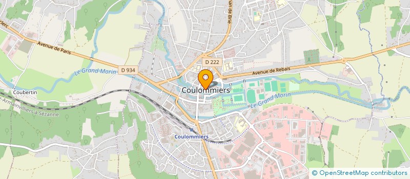 localisation de l'entreprise COULOMMIERS GYM à COULOMMIERS