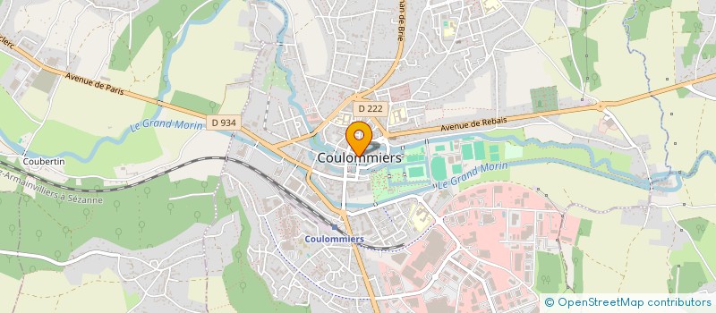localisation de l'entreprise COULOMMIERS NATATION à COULOMMIERS