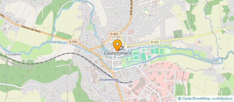 localisation de l'entreprise COULOMMIERS, PAYS DE BRIE TOURISME à COULOMMIERS