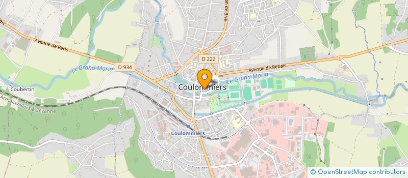 localisation de l'entreprise COULOMMIERS SAVATE BOXE FRANCAISE à COULOMMIERS