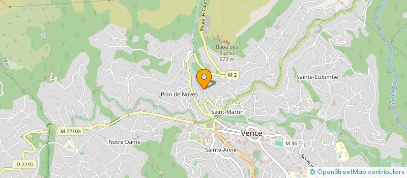 localisation de l'entreprise COULOMP ET FILS  VENCE