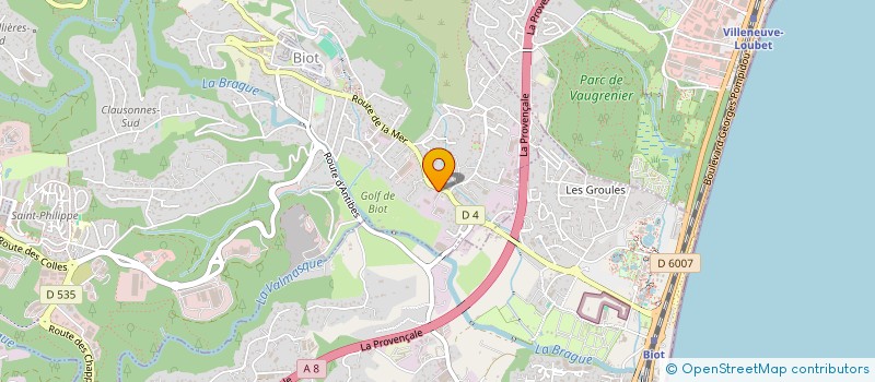 localisation de l'entreprise COULOMP FONCIERE DEVELOPPEMENT  LE BROC