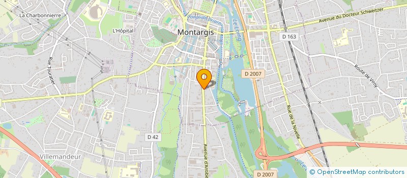 localisation de l'entreprise COULON PROMOTION à MONTARGIS