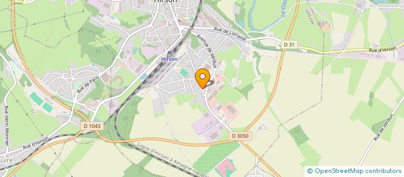 localisation de l'entreprise COULON THIERACHE  HIRSON